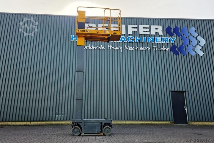 Scherenhebebühne Haulotte Star 6AE Electric, Non Marking Tyres, 5.8m Working