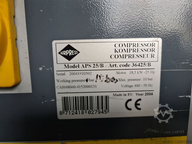 Screw compressor Airpress APS 25, 18,5 kw  (2)