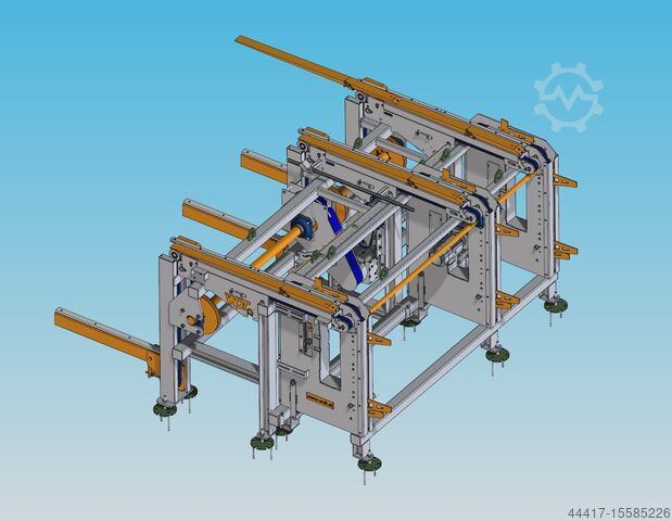 Paternoster stacker with slat bundling WDT Maschinenbau 