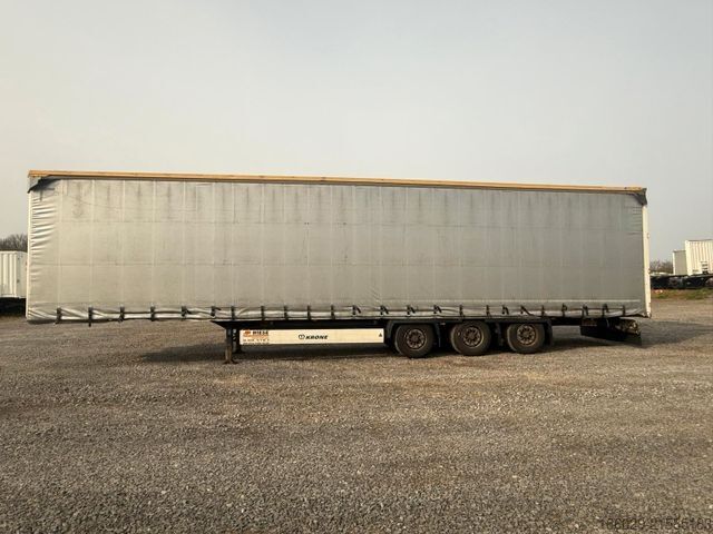 Auflieger mit Pritsche & Plane KRONE SDP 27 Schiebeplanenauflieger