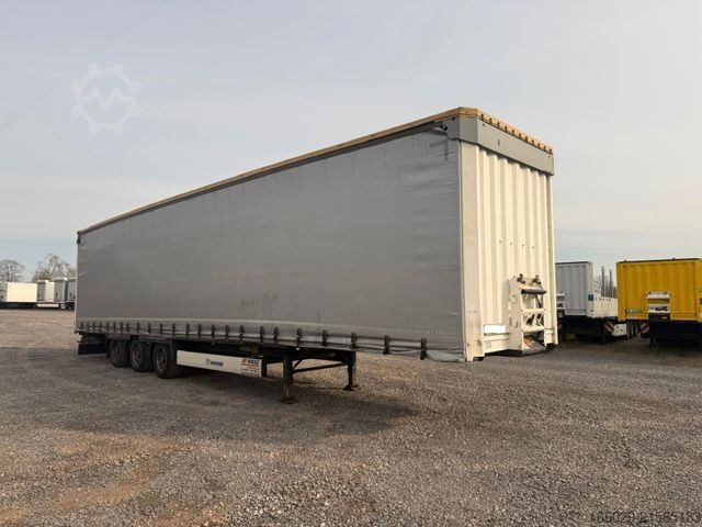 Auflieger mit Pritsche & Plane KRONE SDP 27 Schiebeplanenauflieger