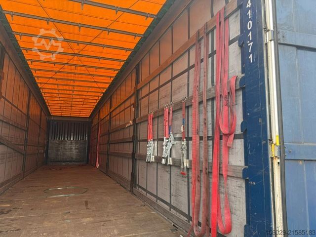 Auflieger mit Pritsche & Plane KRONE SDP 27 Schiebeplanenauflieger