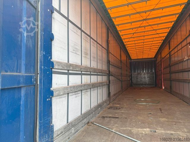 Auflieger mit Pritsche & Plane KRONE SDP 27 Schiebeplanenauflieger