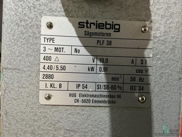 Vertical panel saws  Striebig Standard III TRK 6220 A 2001 Striebig Standard III TRK 6220 A