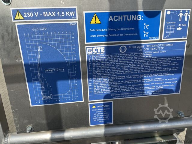 Raupenarbeitsbühne CTE TRACCESS 170