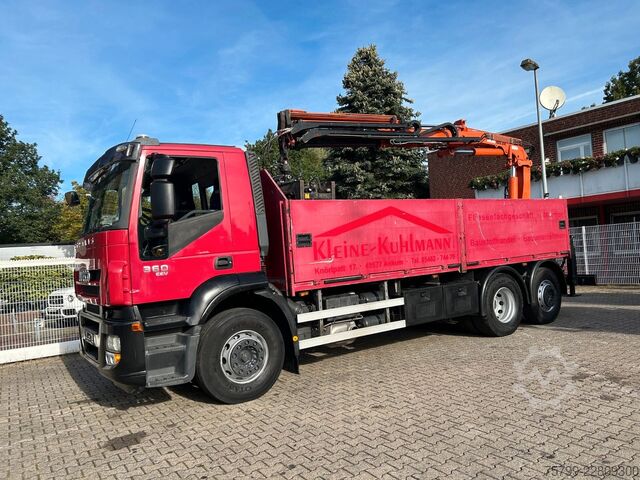 Truck mounted crane IVECO Stralis 360 ATLAS 165.2E A4 Klappbar 4x Hydrl.
