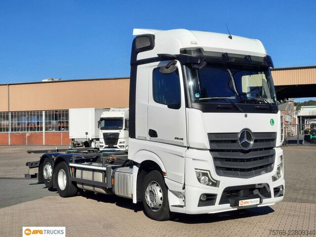 Truck chassis MERCEDES-BENZ 2545 L ACTROS L BigSpace Öl-Retarder 2 x 630 L