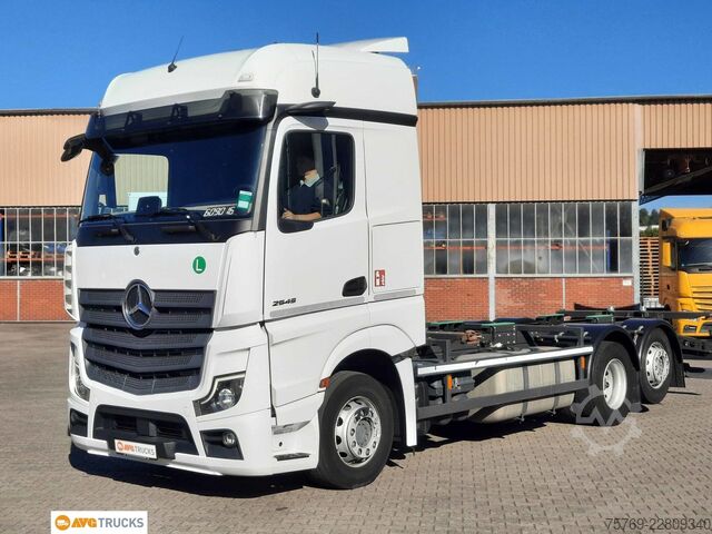 Truck chassis MERCEDES-BENZ 2545 L ACTROS L BigSpace Öl-Retarder 2 x 630 L