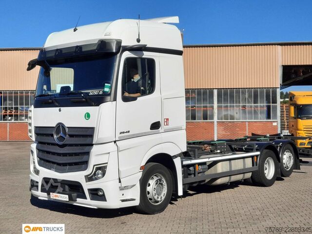 Swap body truck MERCEDES-BENZ 2545 L ACTROS L BigSpace Öl-Retarder 2 x 630 L