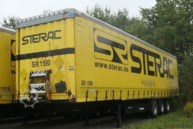 Open semitrailer with tarp KRONE SD, Edscha, BPW, Trommel,Luft,Mehrfach auf Lager