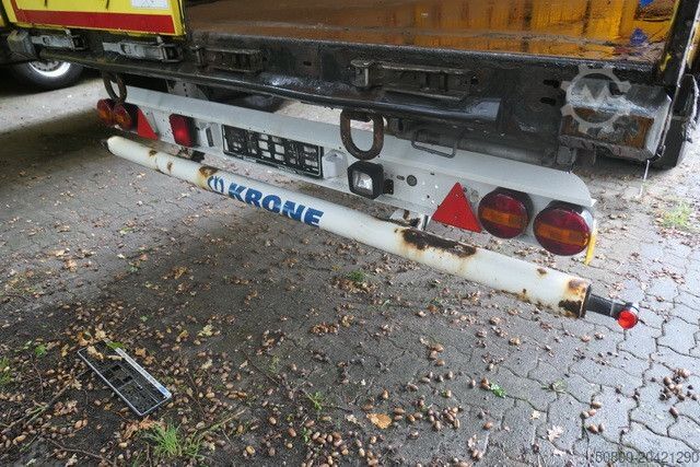 Open semitrailer with tarp KRONE SD, Edscha, BPW, Trommel,Luft,Mehrfach auf Lager