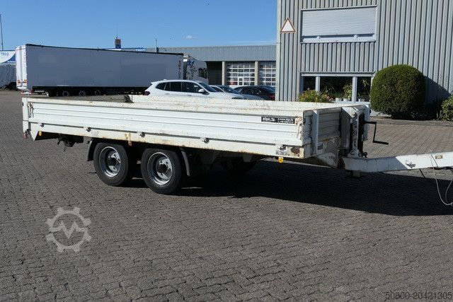 Anhänger mit offener Pritsche MÜLLER-MITTELTAL ETÜ-TA, Tandem, 5.100mm lang, Zurrösen,Tieflader