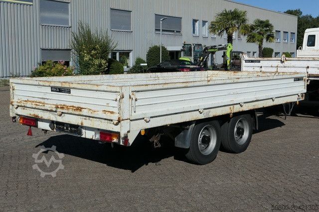 Anhänger mit offener Pritsche MÜLLER-MITTELTAL ETÜ-TA, Tandem, 5.100mm lang, Zurrösen,Tieflader