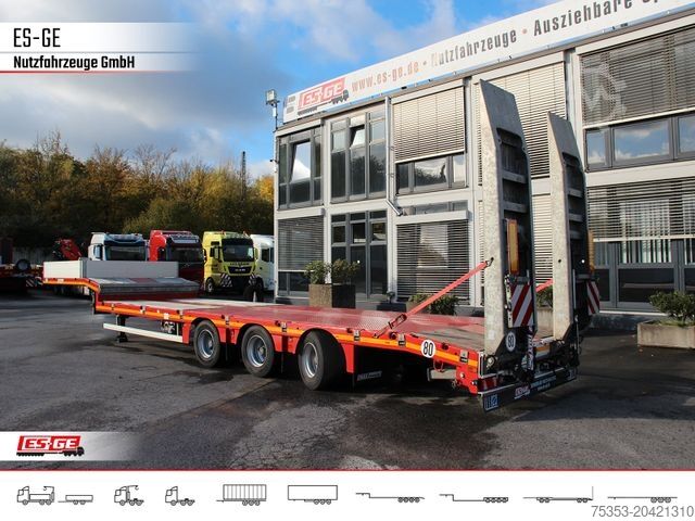 Tieflader-Sattelauflieger FAYMONVILLE MAX Trailer MAX100 Semi-Tieflader 1tlg. Rampen