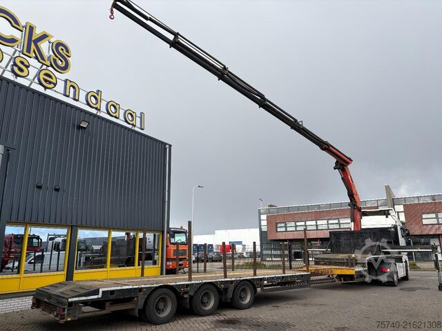 Semi-Tieflader Broshuis PALFINGER 17502 5x + EXTENTABLE 3M + 3x AXLE ST...