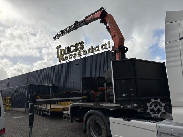 Semi-Tieflader Broshuis PALFINGER 17502 5x + EXTENTABLE 3M + 3x AXLE ST...