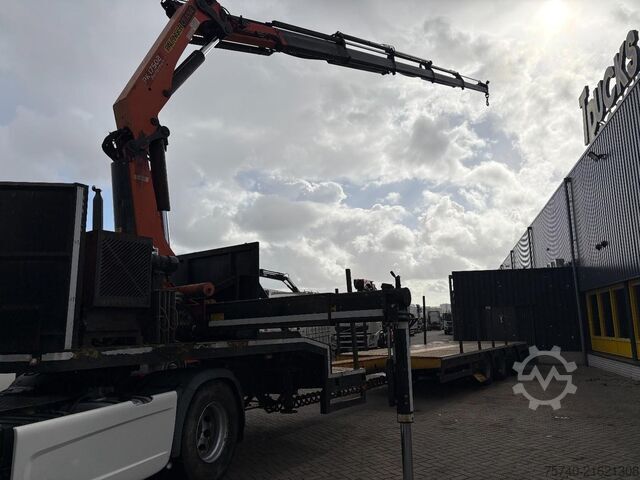 Semi-Tieflader Broshuis PALFINGER 17502 5x + EXTENTABLE 3M + 3x AXLE ST...