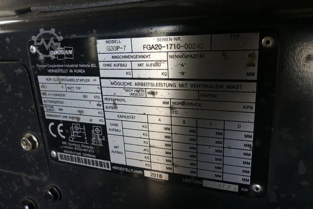 Doosan Gas-Gabelstapler - 3 to DOOSAN G30