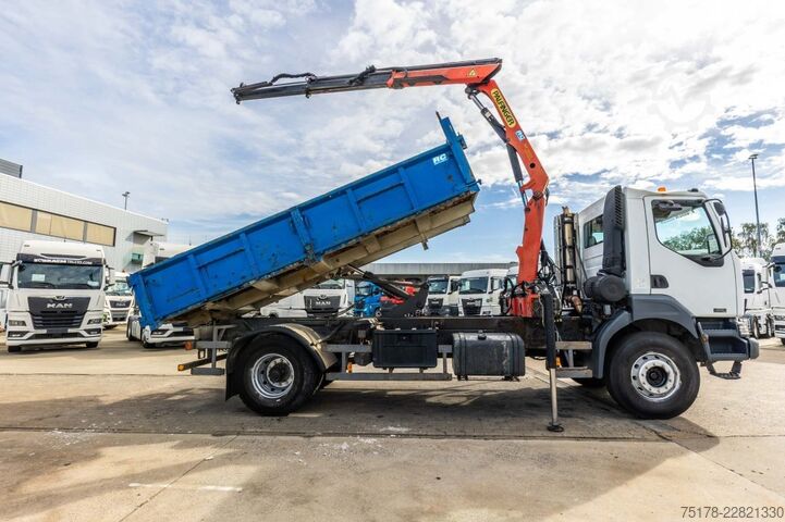 Kipper mit Kran RENAULT KERAX 270 DCI - PK 9501