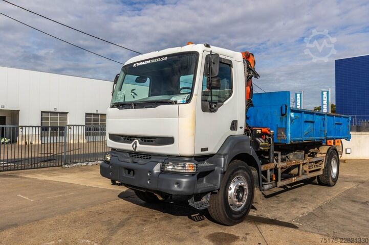 Kipper mit Kran RENAULT KERAX 270 DCI - PK 9501