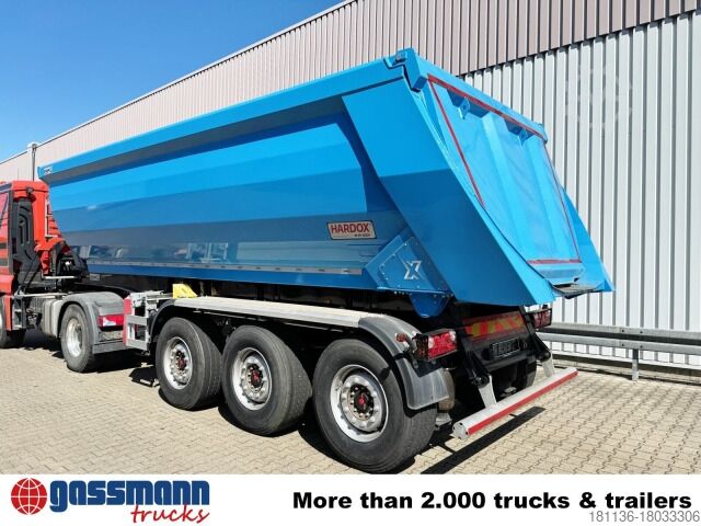 Tipper semitrailer  Euro ATM 27, HARDOX Stahlmulde ca. 27m³,