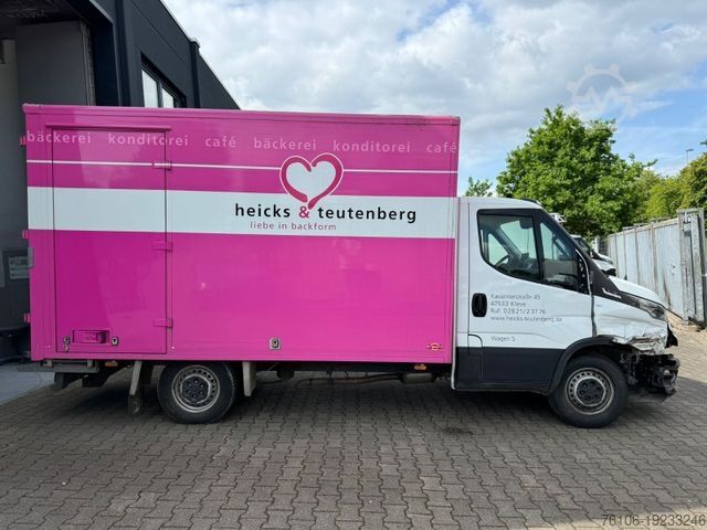 Transporter mit Koffer IVECO Daily 35S14 Hi-Matic Koffer*Ahk*Seiten tür*
