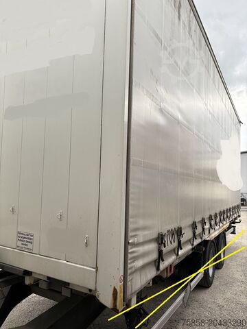 Wechselbrücke mit Pritsche & Plane Krone Jumbo 7,82m 3m hoch Hubdach + Edscha