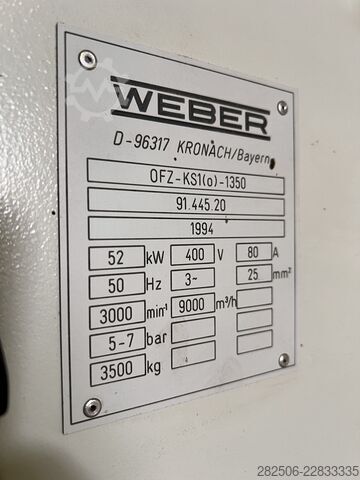 Breitbandschleifmaschine Weber OFZ-Ks1 1350
