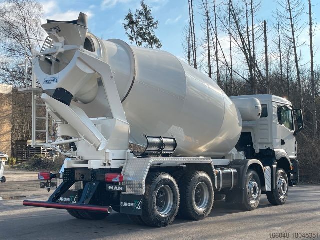Concrete mixer truck MAN TGS 41.400 8x4 / EuromixMTP EM 12m³ R / EURO 2