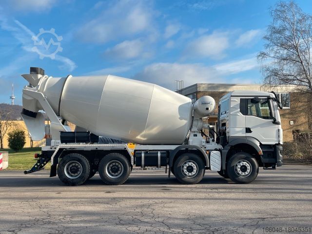 Concrete mixer truck MAN TGS 41.400 8x4 / EuromixMTP EM 12m³ R / EURO 2