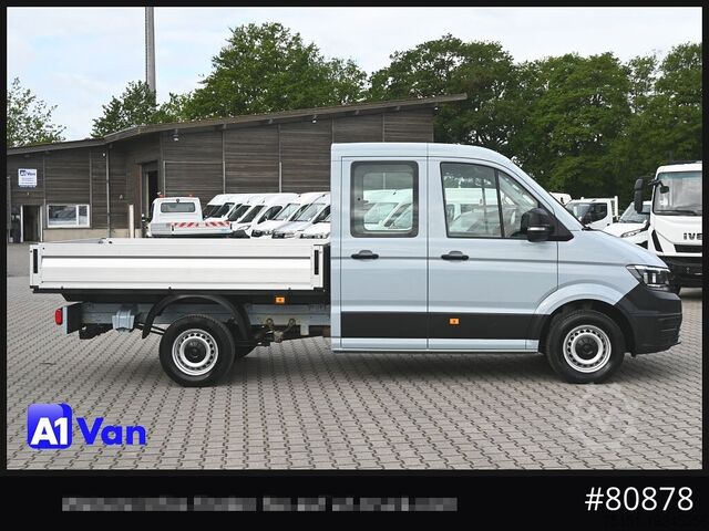 Pick-up van VOLKSWAGEN Crafter 35 Pritsche Doka, AHK, 7-Sitzer, Heckantrieb