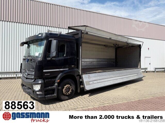 LKW mit Kofferaufbau Mercedes-Benz Antos 1836 L 4x2, Getränkekoffer, LBW Dautel