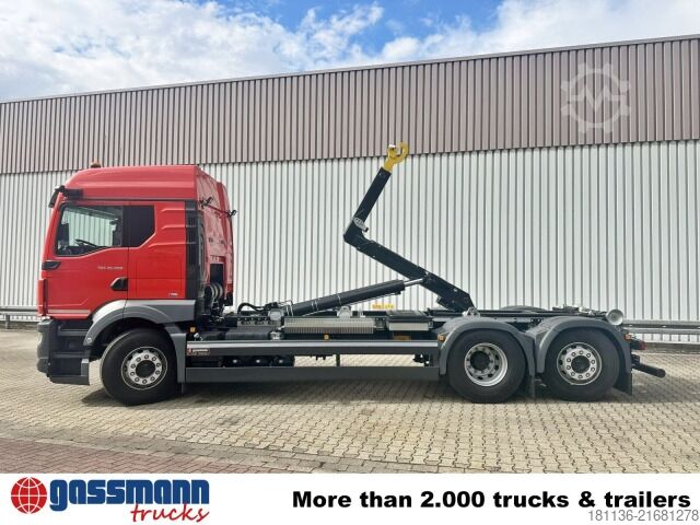 Abrollkipper MAN TGS 26.480 6x2-4 BL CH, Lenk-/Lift, OptiView, LED,