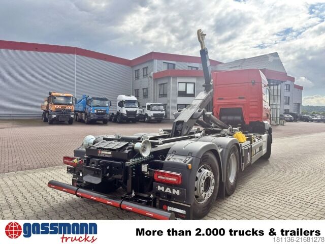 Abrollkipper MAN TGS 26.480 6x2-4 BL CH, Lenk-/Lift, OptiView, LED,