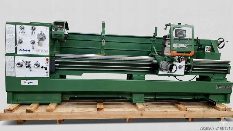 DREHMASCHINE CQ6280 800x1500 Metal Technics Polska MTP TOKARKA CQ6280 800x1500