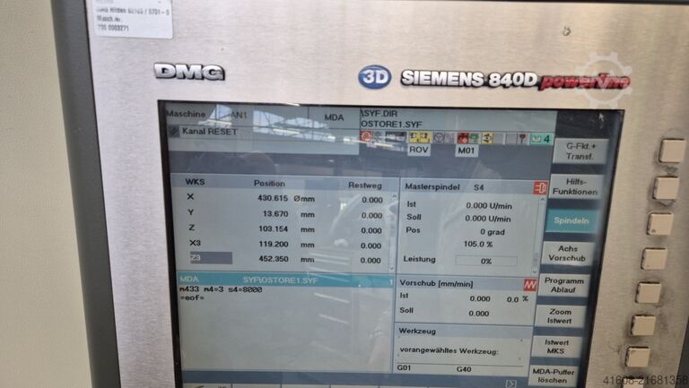 CNC-Dreh- und Fräszentrum Gildemeister TWIN 32
