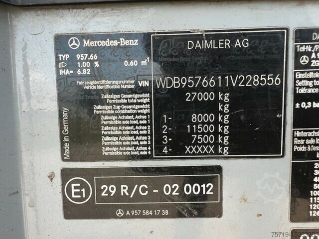 Müllwagen Mercedes-Benz 2633 Econic 6x2 Zöller Medium XXL Universal