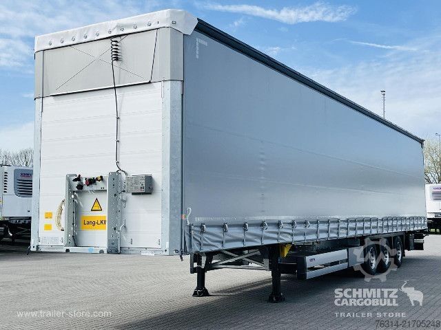 Open semitrailer with tarp Schmitz Cargobull Curtainsider Mega Getränke