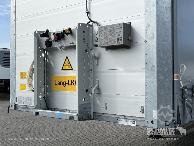 Open semitrailer with tarp Schmitz Cargobull Curtainsider Mega Getränke