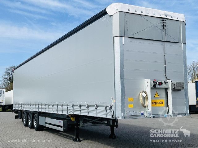 Open semitrailer with tarp Schmitz Cargobull Curtainsider Mega Getränke