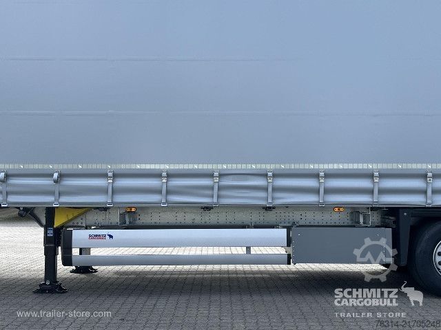 Open semitrailer with tarp Schmitz Cargobull Curtainsider Mega Getränke