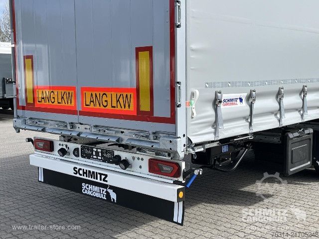 Open semitrailer with tarp Schmitz Cargobull Curtainsider Mega Getränke