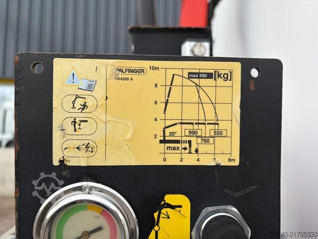 Crane Mercedes-Benz Atego 921 + PALFINGER 4200 + EURO 6 + PERFECT C...