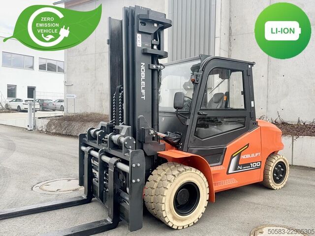 Electric 4-wheel forklift Noblelift FEP100N2 - TRIPLEX - LI-Ion - DEMO