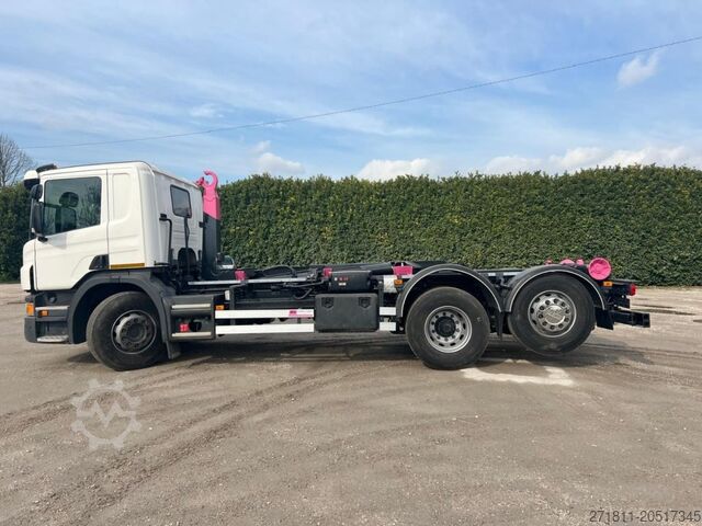 Roll-off tipper truck SCANIA SCANIA P410 CP16 SCARRABILE
