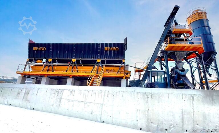 Sabit beton karıştırma tesisi FABO Sabit Beton Santralleri COMPACT-60 Sabit Beton Santrali