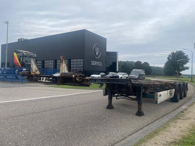 Containertransport Krone SD Multichassis / BPW Axles / Drumbrakes