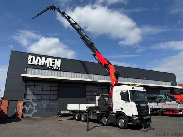 Crane truck Scania R 500 8x4 Palfinger PK 92002-SH G + JIB PJ 125 E
