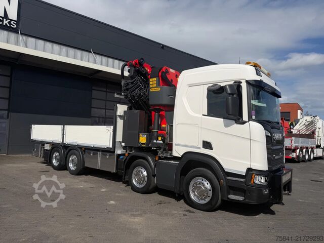 Crane truck Scania R 500 8x4 Palfinger PK 92002-SH G + JIB PJ 125 E