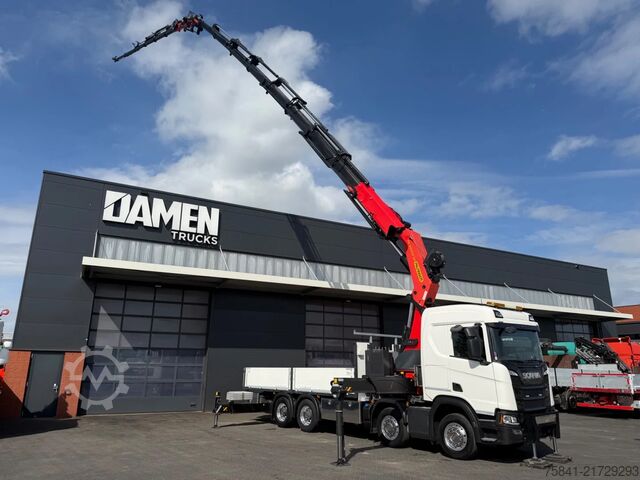 Crane truck Scania R 500 8x4 Palfinger PK 92002-SH G + JIB PJ 125 E